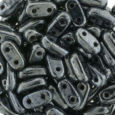 CMBR-3 - CzechMates bar beads - hematite
