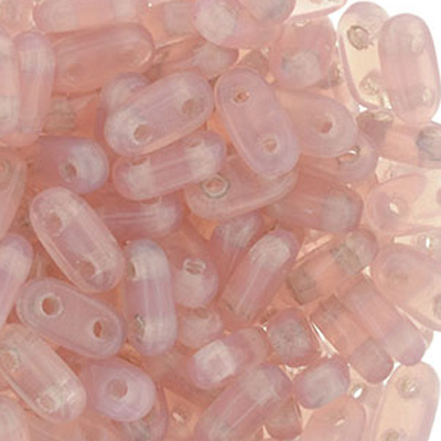 CMBR-80 - CzechMates bar beads - rose opal