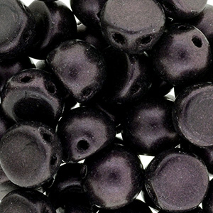 CMCAB-282 - CzechMates Cabochons - Metallic Suede Dark Plum