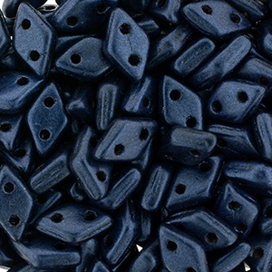 CMDI-285 - CzechMates Diamond Beads - metallic suede dark blue