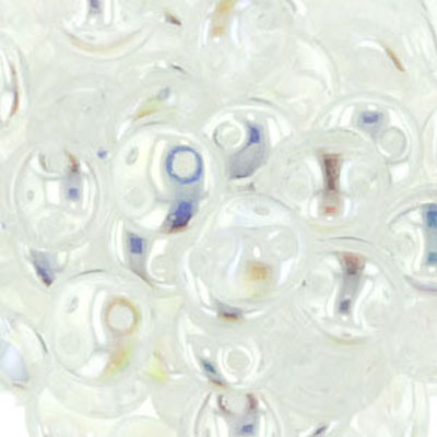 CML-1 - CzechMates lentil beads - crystal AB