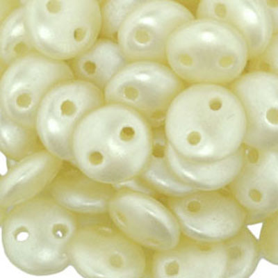 CML-338 - CzechMates lentil beads - pastel cream