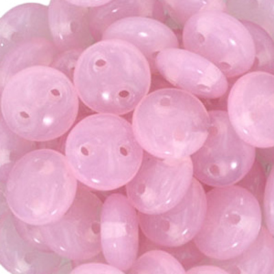 CML-80 - CzechMates lentil beads - rose opal