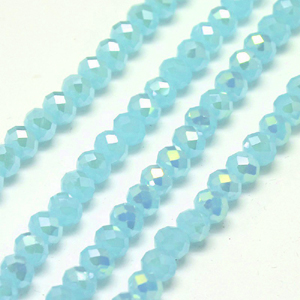 CRB1-101AB - puffy rondelle - aqua opal AB