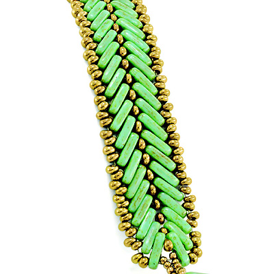 CMP1-CYPRESS - Cypress Leaf Bracelet Pattern