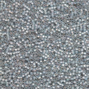 DB1455 - Miyuki Delica Beads - silver lined light smoke opal