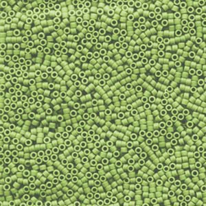 DB1585 - Miyuki delica beads - opaque avocado