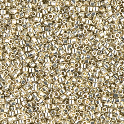 DB1831 - Miyuki Delica Beads - duracoat galvinized silver