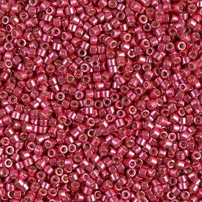 DB1841 - Miyuki Delica Beads - duracoat galvinized light cranberry