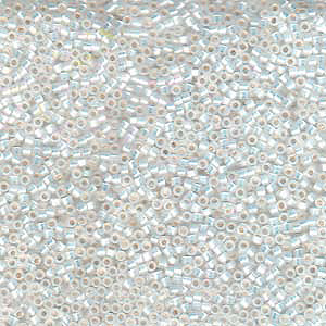 DB222 - Miyuki Delica Beads - white opal AB