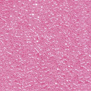 DB246 - Miyuki Delica Beads - dark pink lined crystal