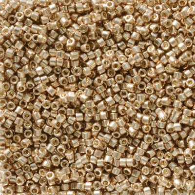 DB2504 - Miyuki Delica Beads - duracoat galvinized light champagne