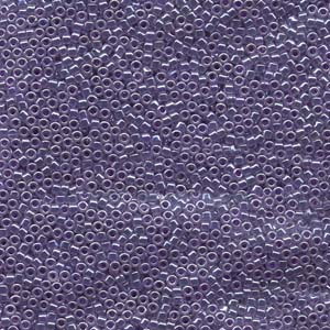 DB250 - Miyuki Delica Beads - violet ceylon lined crystal