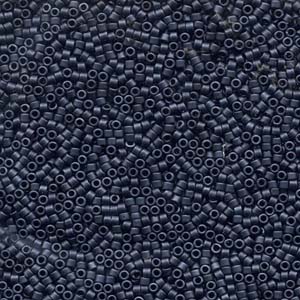 DB301 - Miyuki Delica Beads - matt opaque blue grey