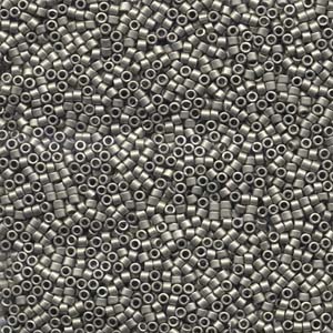 DB321 - Miyuki Delica Beads - matt metallic silver