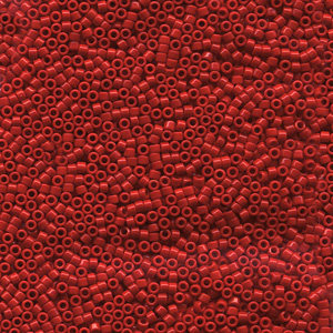 DB723 - Miyuki delica beads - opaque dark cranberry