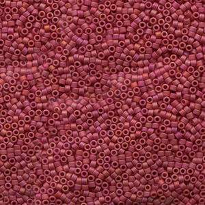 DB874 - Miyuki Delica Beads - matt opaque maroon AB