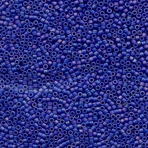 DB880 - Miyuki Delica Beads - matt opaque dark blue AB