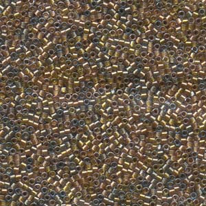 DB981 - Miyuki Delica Beads - colour lined metallic mix