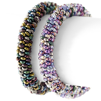 CMP3-DOUBLE - Double Demi-drop Kumihimo Bracelet Pattern 