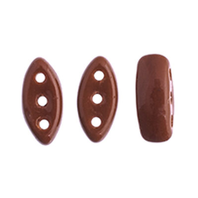 GBCAL-147 - Czech Cali Beads - chocolate brown opaque