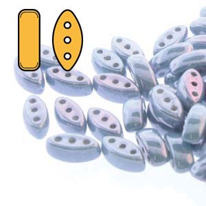 GBCAL-354 - Czech Cali Beads - chalk blue lustre