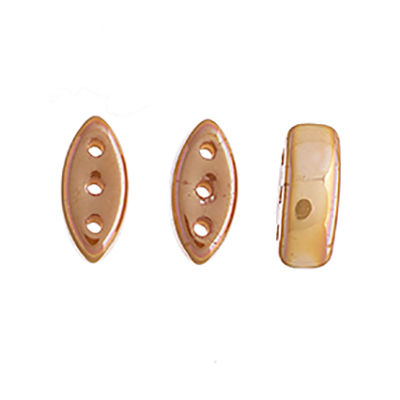 GBCAL-376 - Czech Cali Beads - chalk full apricot