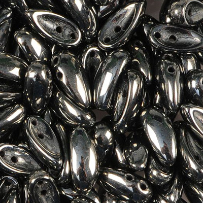 GBCH-3 - Chilli beads - Gunmetal (hematite)