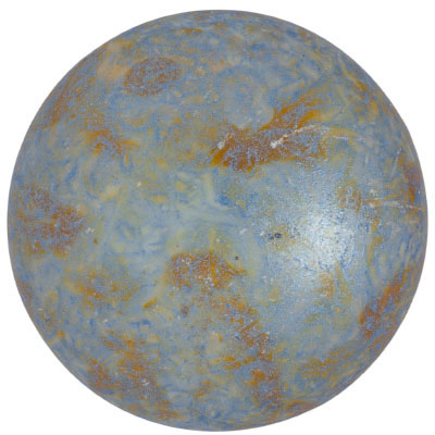 GCPP18-792 - Cabochons par Puca - opaque blue/green spotted