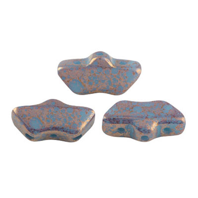 GBDPP-450 - Delos par Puca - opaque blue turquoise bronze