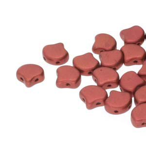 GBGNK-241 - Ginko Beads - crystal bronze fire red matt metallic