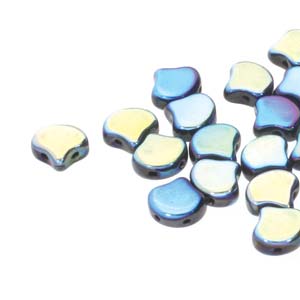 GBGNK-6AB2X - Ginko Beads - jet full AB