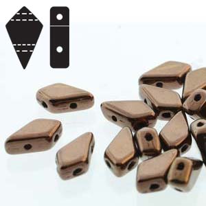 GBKT-271 - Czech Kite Beads - jet bronze