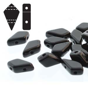 GBKT-6 - Czech Kite Beads - jet