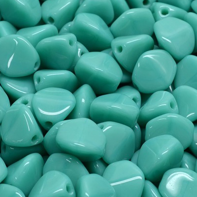 GBPCH-140 - Czech pinch beads - opaque turquoise green
