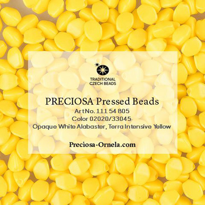 GBPCH-702 - Czech pinch beads - Terra Intensive Yellow