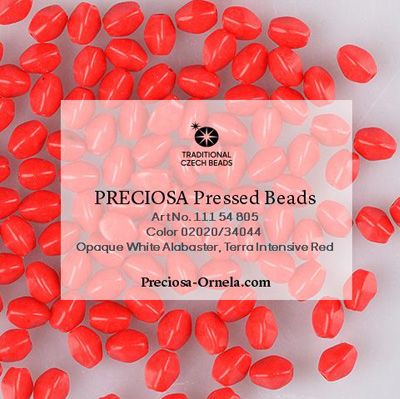 GBPCH-707 - Czech pinch beads - Terra Intensive Red