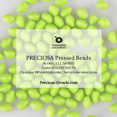 GBPCH-709 - Czech pinch beads - Terra Intensive Lime