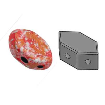 GBPPP-489 - Paros par Puca - opaque light coral ladybug