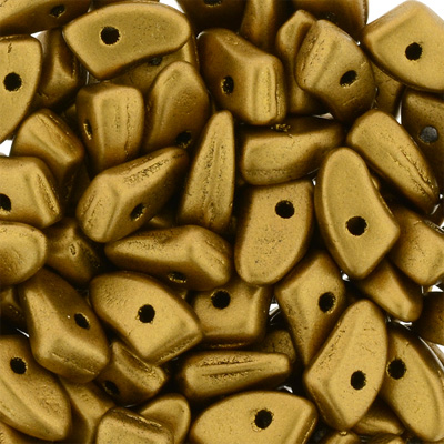 GBPR-244 - Prong beads - Goldenrod Matt Metallic