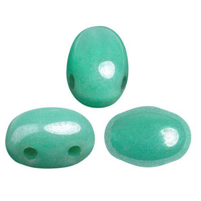 GBSPP-432 - Samos par Puca - opaque green turquoise lustre