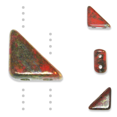 GBTGO-427 - Tango beads - coral bronze picasso