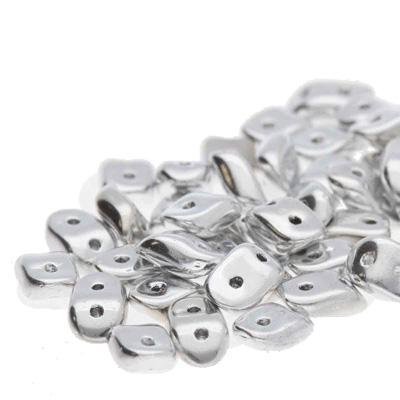 GBWAV-211 - Czech Wave Beads - crystal full labrador