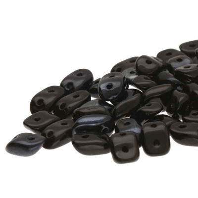 GBWAV-6 - Czech Wave Beads - jet