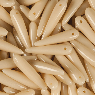 GPTH-134 - Czech Thorn Beads - opaque light caramel