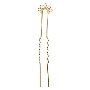 JF241-1 metal 5-hole hair pins for jewellery making - gold - Beads | Bead  Supplies | Wholesale beads | Jewellery Findings | Swarovski | Creative  Beadcraft