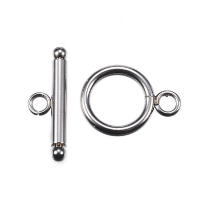 JF159-STST-2 - 304 stainless steel toggle clasp - stainless steel colour