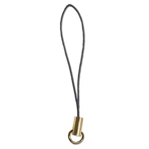 JF162-1 - mobile phone cords (jump ring) - gold