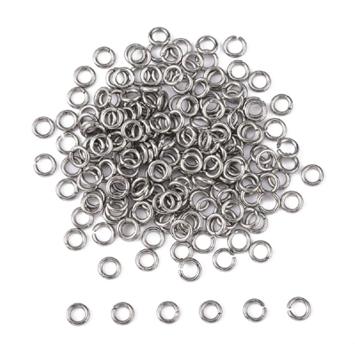 JF17-STST-2 - 304 Stainless Steel Jump Rings - Stainless Steel colour