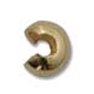 JF175-1 - crimp bead covers - gold